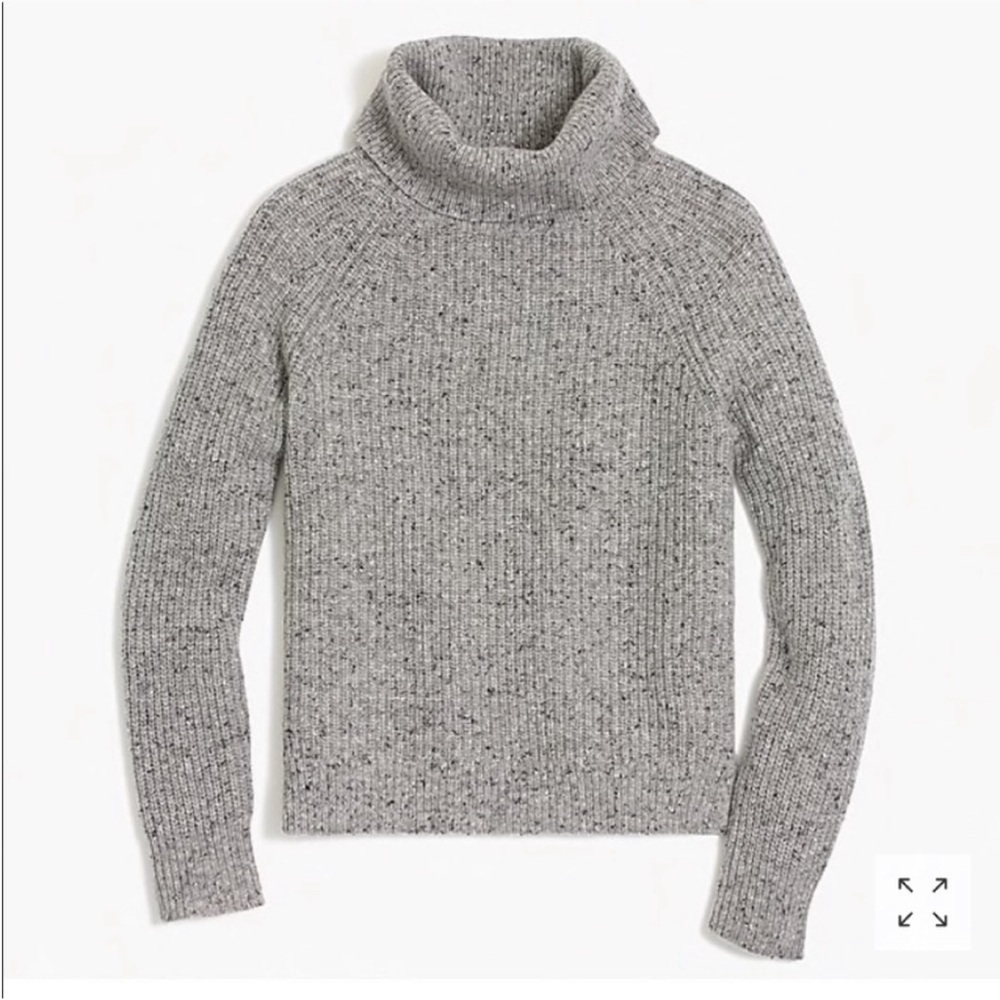 J.Crew Women’s Donegal Lambs Wool Turtleneck Sweater Size S
